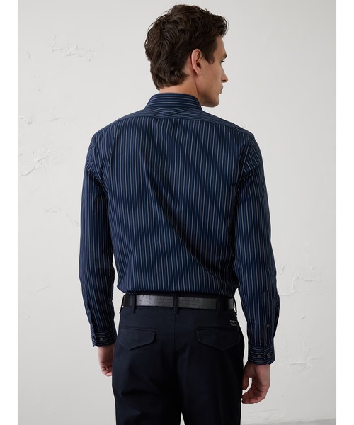 BANANA REPUBLIC FACTORY STORE(バナナリパブリック ファクトリーストア)の「BANANA REPUBLIC FACTORY STORE スリムフィットドレスシャツ(シャツ/ブラウス・メンズ・アッシュグレー/ブラウン/ネイビー/ブルー系その他・S/M/L/XL)」の7枚目の写真