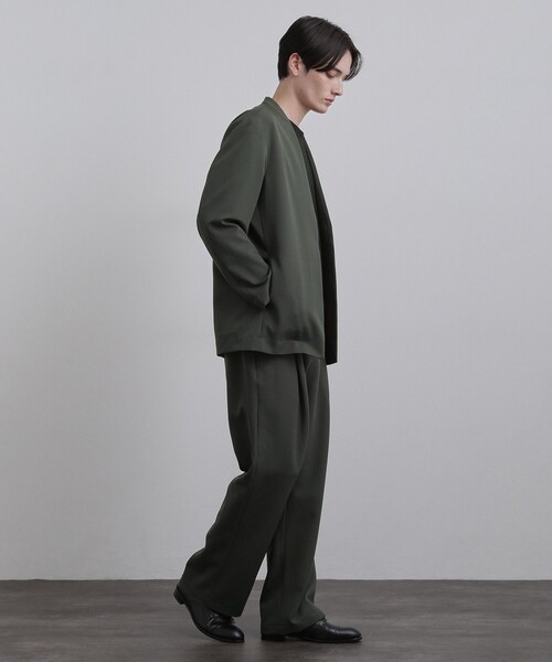 tk.TAKEO KIKUCHI(ティーケータケオキクチ)の「【防シワ/ストレッチ/セット対応可】smart shiftシリーズ バレルシルエットパンツ(スラックス・メンズ・チャコールグレー/ブラウン系その他/ブラック・02/01/03)」の10枚目の写真