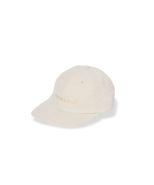 Snow Peak(スノーピーク)の「Snow Peak / Corduroy Logo Design Cap コーデュロイ ロゴデザイン キャップ(キャップ・メンズ・アイボリー/バーガンディー/ライトブルー/ブラック・ONE SIZE)」の2枚目の写真