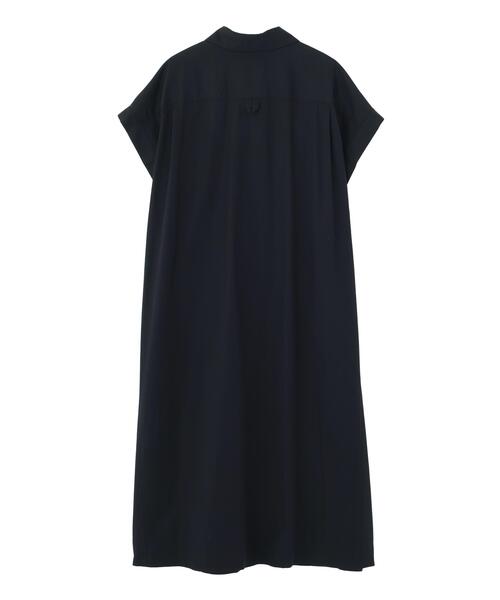 MARGARET HOWELL(マーガレットハウエル)の「COTTON LINEN POPLIN DRESS(ワンピース・レディース・ダークブラウン・FREE)」の4枚目の写真