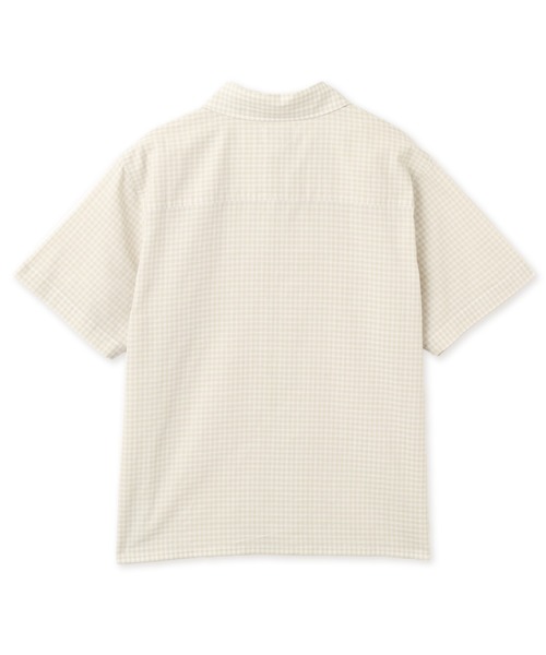 atmos pink(アトモスピンク)の「atmos pink Check Short Sleeve Shirt / アトモス ピンク チェック ショート スリーブ シャツ(シャツ/ブラウス・レディース・ホワイト/ブルー・FREE)」の9枚目の写真