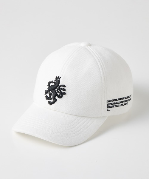 DOUBLE STANDARD CLOTHING(ダブルスタンダードクロージング)の「裏毛ベースボールキャップ(キャップ・レディース・オフホワイト/トップグレー・FREE)」の2枚目の写真