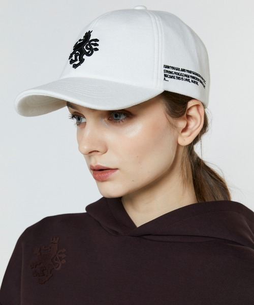 DOUBLE STANDARD CLOTHING(ダブルスタンダードクロージング)の「裏毛ベースボールキャップ(キャップ・レディース・オフホワイト/トップグレー・FREE)」の4枚目の写真