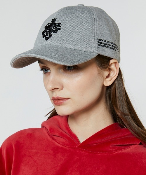 DOUBLE STANDARD CLOTHING(ダブルスタンダードクロージング)の「裏毛ベースボールキャップ(キャップ・レディース・オフホワイト/トップグレー・FREE)」の5枚目の写真