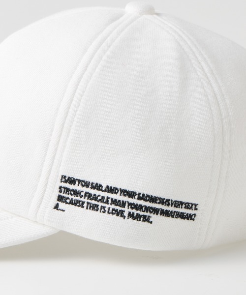 DOUBLE STANDARD CLOTHING(ダブルスタンダードクロージング)の「裏毛ベースボールキャップ(キャップ・レディース・オフホワイト/トップグレー・FREE)」の10枚目の写真
