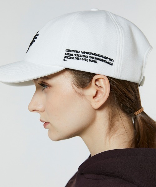 DOUBLE STANDARD CLOTHING(ダブルスタンダードクロージング)の「裏毛ベースボールキャップ(キャップ・レディース・オフホワイト/トップグレー・FREE)」の12枚目の写真