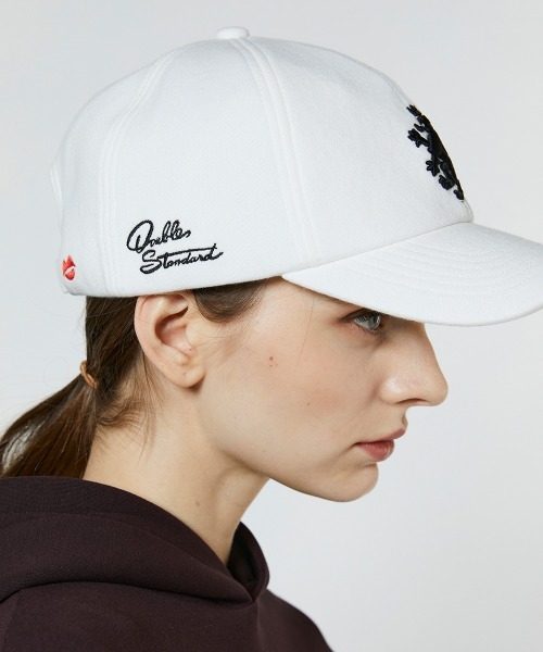 DOUBLE STANDARD CLOTHING(ダブルスタンダードクロージング)の「裏毛ベースボールキャップ(キャップ・レディース・オフホワイト/トップグレー・FREE)」の13枚目の写真