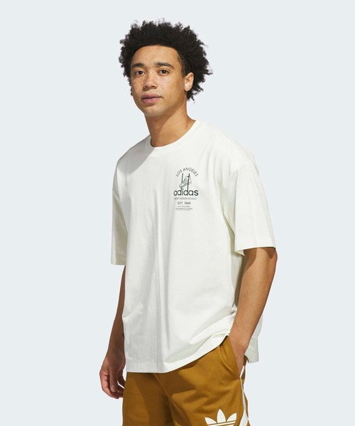 adidas(アディダス)の「アディダス スポーツデザイン GFX半袖Tシャツ ASD FASTBRK TEE / アディダスオリジナルス adidas Originals(Tシャツ/カットソー・メンズ・ホワイト・X-LARGE/LARGE/MEDIUM/SMALL/3XL/XX-LARGE/X-SMALL)」の3枚目の写真