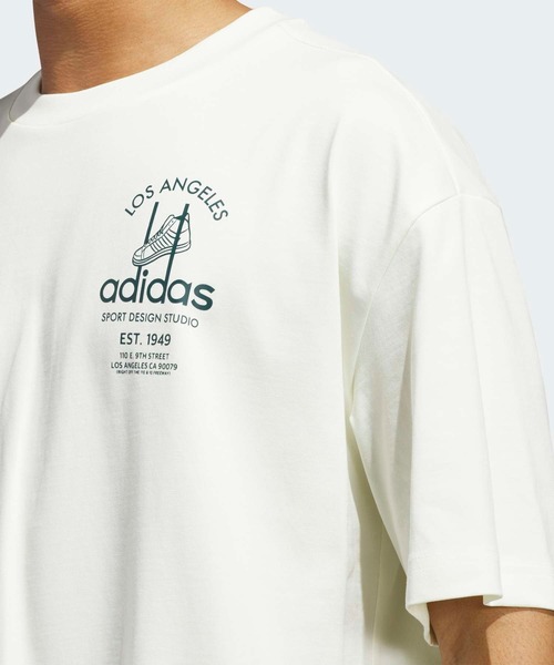 adidas(アディダス)の「アディダス スポーツデザイン GFX半袖Tシャツ ASD FASTBRK TEE / アディダスオリジナルス adidas Originals(Tシャツ/カットソー・メンズ・ホワイト・X-LARGE/LARGE/MEDIUM/SMALL/3XL/XX-LARGE/X-SMALL)」の5枚目の写真