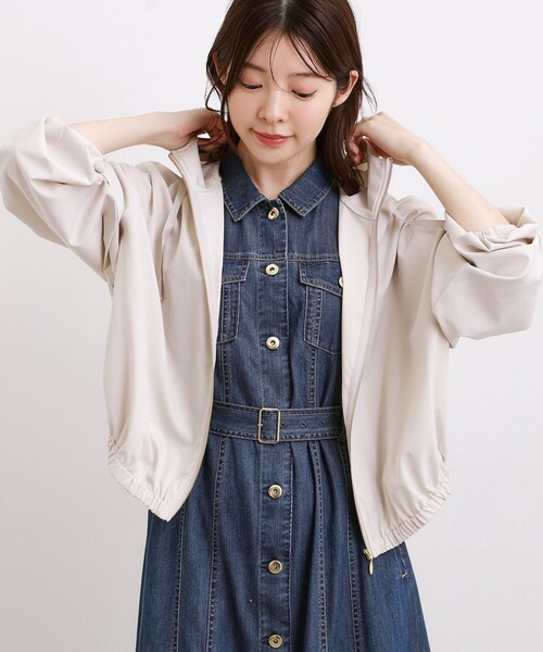 grove（グローブ）の「【UPF50＋・UV90％カット】多機能パーカー（パーカー・レディース・ナチュラル/ブラック・02/03/04/05）」の2枚目の写真