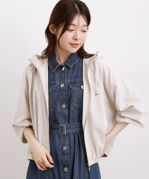 grove（グローブ）の「【UPF50＋・UV90％カット】多機能パーカー（パーカー・レディース・ナチュラル/ブラック・02/03/04/05）」の8枚目の写真
