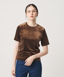 ベロア コンパクト ショートスリーブTシャツ