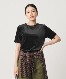 ベロア コンパクト ショートスリーブTシャツ
