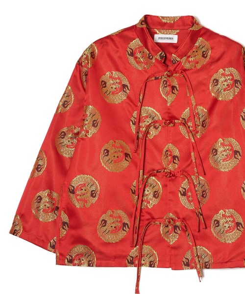 DISCOVERED（ディスカバード）の「DRAGON JB CHINA SHIRT（ブルゾン・メンズ・レッド/ブラック・3/1）」の4枚目の写真