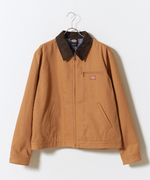 Dickies(ディッキーズ)の「Dickies/ディッキーズ DUCK FORT WORTH JACKET ダック生地 切り替えデザイン ブランドロゴ ワークジャケット アメカジ ストリート メンズ 2026年秋冬 秋服 冬服(ブルゾン・メンズ・チャコールグレー/ブラック/ブラウン・S/M/L)」の12枚目の写真