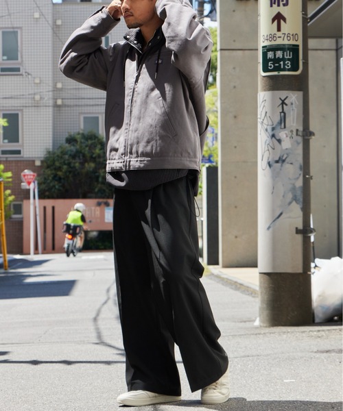 Dickies(ディッキーズ)の「Dickies/ディッキーズ DUCK FORT WORTH JACKET ダック生地 切り替えデザイン ブランドロゴ ワークジャケット アメカジ ストリート メンズ 2026年秋冬 秋服 冬服(ブルゾン・メンズ・チャコールグレー/ブラック/ブラウン・S/M/L)」の15枚目の写真