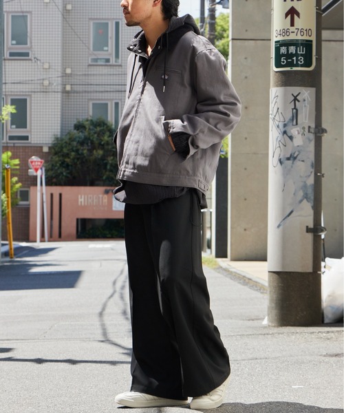 Dickies(ディッキーズ)の「Dickies/ディッキーズ DUCK FORT WORTH JACKET ダック生地 切り替えデザイン ブランドロゴ ワークジャケット アメカジ ストリート メンズ 2026年秋冬 秋服 冬服(ブルゾン・メンズ・チャコールグレー/ブラック/ブラウン・S/M/L)」の13枚目の写真