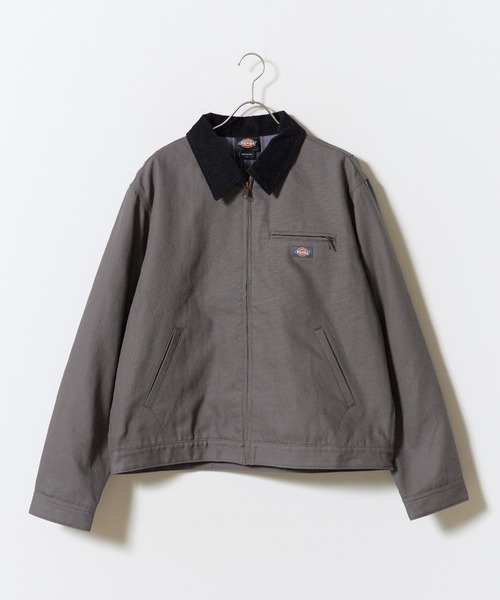 Dickies(ディッキーズ)の「Dickies/ディッキーズ DUCK FORT WORTH JACKET ダック生地 切り替えデザイン ブランドロゴ ワークジャケット アメカジ ストリート メンズ 2026年秋冬 秋服 冬服(ブルゾン・メンズ・チャコールグレー/ブラック/ブラウン・S/M/L)」の19枚目の写真