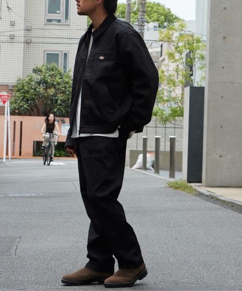 Dickies(ディッキーズ)の「Dickies/ディッキーズ DUCK FORT WORTH JACKET ダック生地 切り替えデザイン ブランドロゴ ワークジャケット アメカジ ストリート メンズ 2026年秋冬 秋服 冬服(ブルゾン・メンズ・チャコールグレー/ブラック/ブラウン・S/M/L)」の20枚目の写真