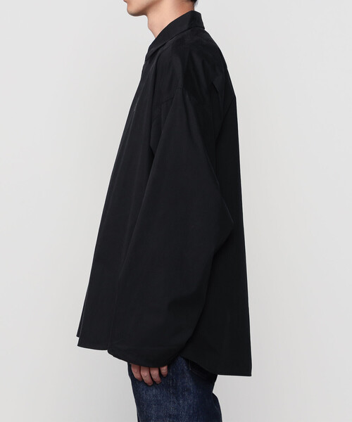 GYMPHLEX(ジムフレックス)の「Gymphlex | ピーチスキン レギュラーカラー長袖シャツ MEN(シャツ/ブラウス・メンズ・ブラック・L/M)」の11枚目の写真