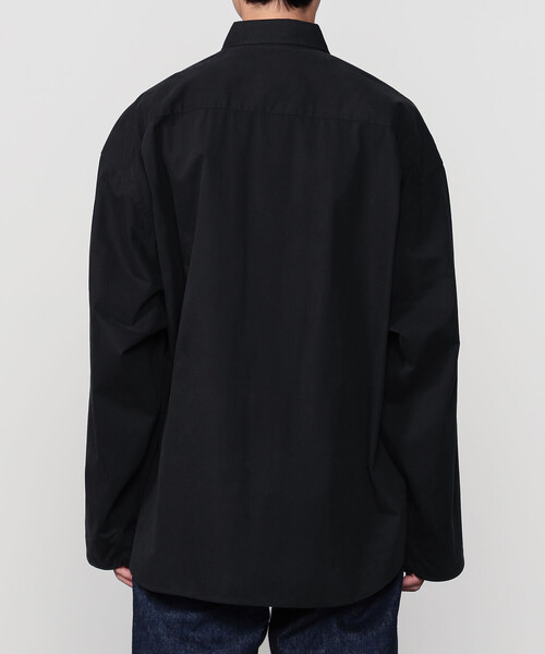 GYMPHLEX(ジムフレックス)の「Gymphlex | ピーチスキン レギュラーカラー長袖シャツ MEN(シャツ/ブラウス・メンズ・ブラック・L/M)」の12枚目の写真