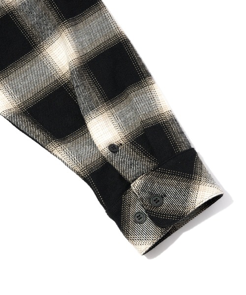 Noen(ノエン)の「フランネルチェックシャツ(シャツ/ブラウス・メンズ・バーガンディー/ブラック・LARGE/MEDIUM/X-LARGE)」の13枚目の写真