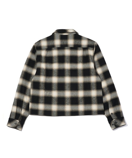 Noen(ノエン)の「フランネルチェックシャツ(シャツ/ブラウス・メンズ・バーガンディー/ブラック・LARGE/MEDIUM/X-LARGE)」の10枚目の写真