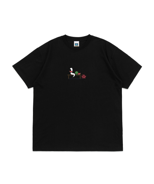 NET SOCIAL CLUB(ネットソーシャルクラブ)の「終末の蛇ウォーターメロングラフィック半袖Tシャツ (ブラック)(Tシャツ/カットソー・レディース・その他・LARGE/X-LARGE/SMALL/MEDIUM)」の6枚目の写真