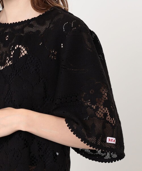 sea new york（シーニューヨーク）の「SEA NEW YORK ARIANNA LACE SHORT SLEEVE レースブラウス（シャツ/ブラウス・レディース・ブラック系その他・S）」の8枚目の写真