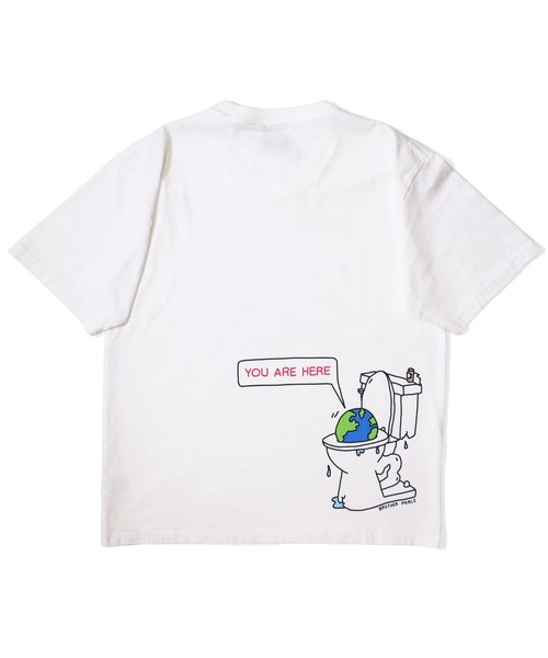 BROTHER MERLE（ブラザー マール）の「RSC×BROTHER MERLE / FOLLOW YOUR DREAM T-SHIRT(M4)（Tシャツ/カットソー・メンズ・ホワイト/チャコールグレー・LARGE/MEDIUM/X-LARGE）」の3枚目の写真