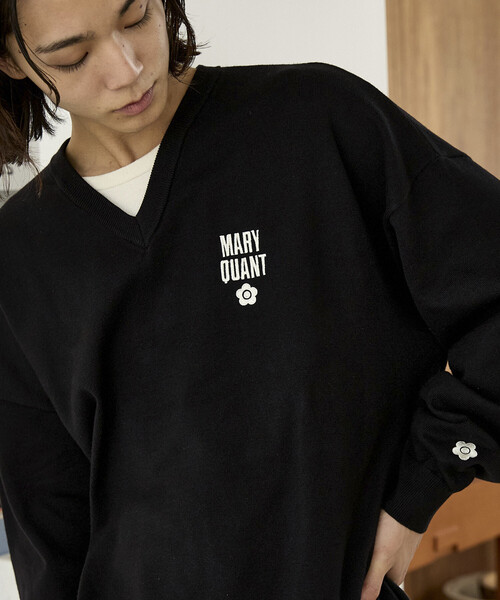 MARY QUANT（マリークワント）の「MARY QUANT × PUBLUX/マリークワント <ユニセックス>別注 レイヤード ロゴ ニット　限定展開（ニット/セーター・メンズ・ブラウン/グレー/ブラック・SMALL/LARGE/MEDIUM）」の22枚目の写真