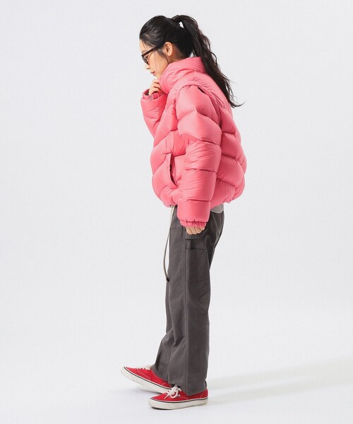 BEAMS BOY（ビームスボーイ）の「【別注】SIERRA DESIGNS / 2WAY ショート ダウン 26FW（ダウンジャケット/コート・レディース・イエロー/ピンク・ONE SIZE）」の20枚目の写真