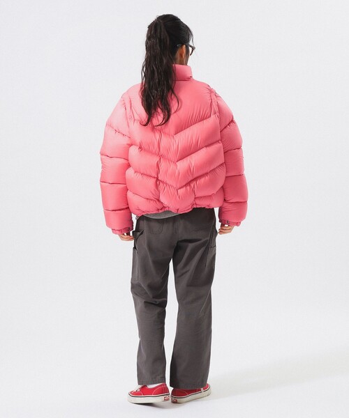 BEAMS BOY（ビームスボーイ）の「【別注】SIERRA DESIGNS / 2WAY ショート ダウン 26FW（ダウンジャケット/コート・レディース・イエロー/ピンク・ONE SIZE）」の21枚目の写真