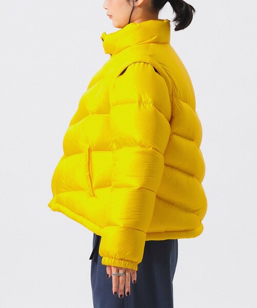 BEAMS BOY（ビームスボーイ）の「【別注】SIERRA DESIGNS / 2WAY ショート ダウン 26FW（ダウンジャケット/コート・レディース・イエロー/ピンク・ONE SIZE）」の12枚目の写真
