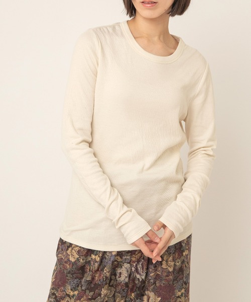RNA-N(アールエヌエーエヌ)の「M2734 マシュマロタッチクルーT(Tシャツ/カットソー・レディース・キナリ/グレー/ブラック/オフホワイト・FREE)」の5枚目の写真