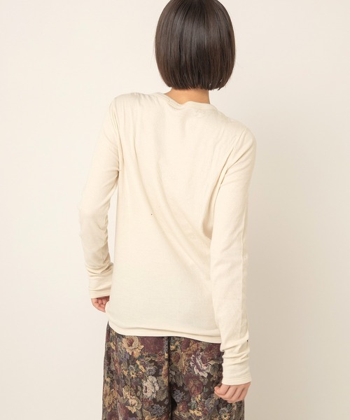 RNA-N(アールエヌエーエヌ)の「M2734 マシュマロタッチクルーT(Tシャツ/カットソー・レディース・キナリ/グレー/ブラック/オフホワイト・FREE)」の9枚目の写真