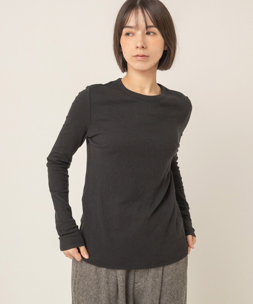 RNA-N(アールエヌエーエヌ)の「M2734 マシュマロタッチクルーT(Tシャツ/カットソー・レディース・キナリ/グレー/ブラック/オフホワイト・FREE)」の10枚目の写真