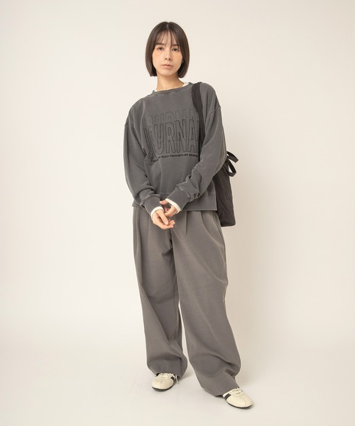 RNA-N(アールエヌエーエヌ)の「M2734 マシュマロタッチクルーT(Tシャツ/カットソー・レディース・キナリ/グレー/ブラック/オフホワイト・FREE)」の13枚目の写真