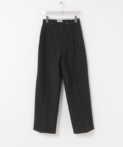 URBAN RESEARCH(アーバンリサーチ)の「new basic WOOL LINEN PANTS(その他パンツ・レディース・ブラック・40/38/36)」の1枚目の写真