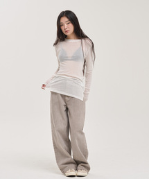 レスト ウールTシャツ - アイボリー
