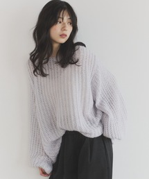 ELNEsoi（エルネソワ）の「モヘアライクオーバーニット（ニット/セーター）」