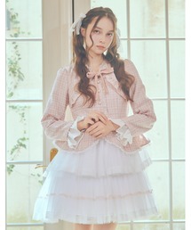 Etoile tweed tulle onepiece