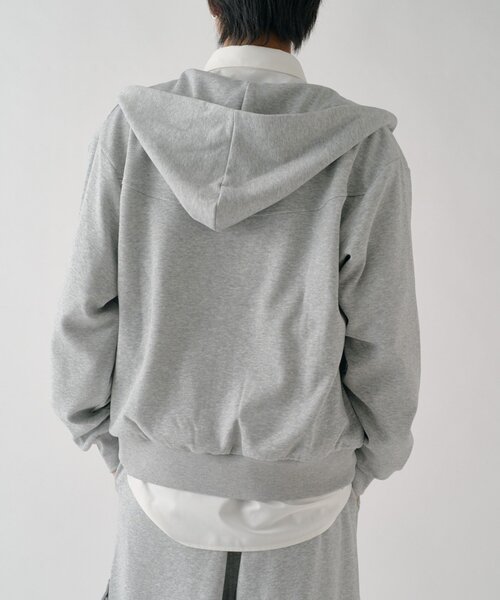 goocy(グーシー)の「ボンディングスウェットZIPPK(パーカー・メンズ・グレー/ブラック・LARGE/MEDIUM)」の17枚目の写真