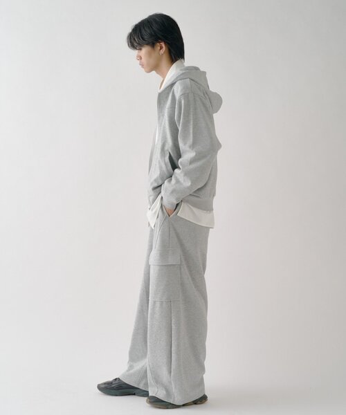 goocy(グーシー)の「ボンディングスウェットZIPPK(パーカー・メンズ・グレー/ブラック・LARGE/MEDIUM)」の20枚目の写真