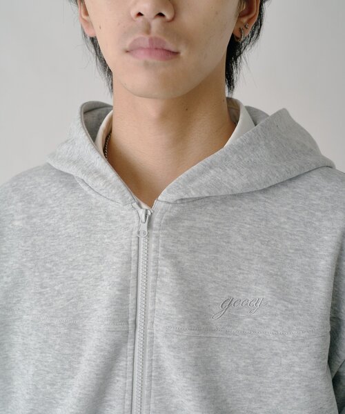 goocy(グーシー)の「ボンディングスウェットZIPPK(パーカー・メンズ・グレー/ブラック・LARGE/MEDIUM)」の22枚目の写真