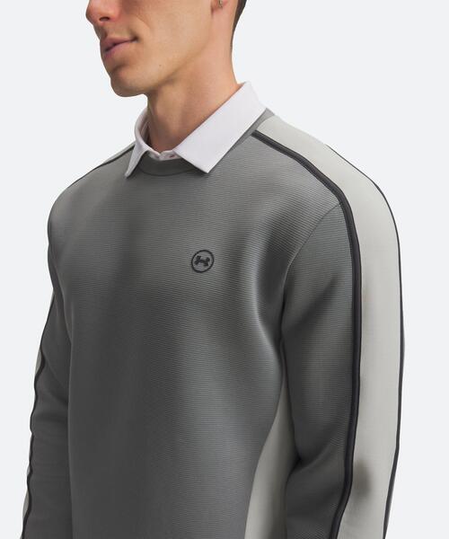 UNDER ARMOUR(アンダーアーマー)の「UAドライブ ミッドレイヤー クルー(ゴルフ/メンズ)(その他アウター・メンズ・イエロー系・S/XL/M/L/2XL/3XL)」の3枚目の写真