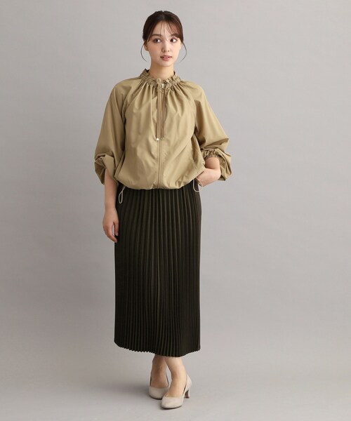 LAURA ASHLEY(ローラアシュレイ)の「【ミノテック(R)/袖口・裾ゴム仕様】ギャザーブルゾン(ブルゾン・レディース・ベビーピンク/ベージュ/ブラック・38/40)」の20枚目の写真