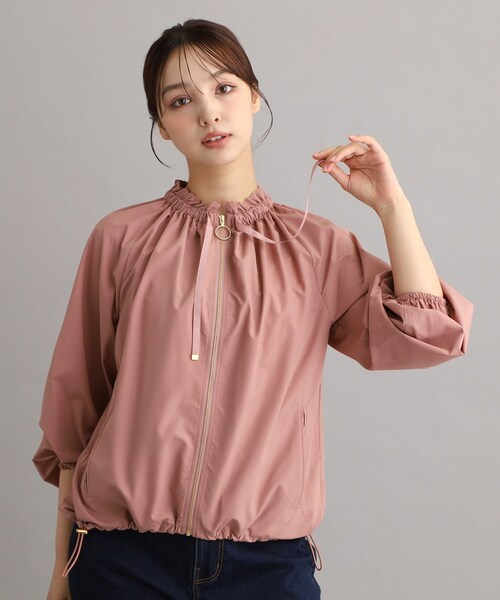 LAURA ASHLEY(ローラアシュレイ)の「【ミノテック(R)/袖口・裾ゴム仕様】ギャザーブルゾン(ブルゾン・レディース・ベビーピンク/ベージュ/ブラック・38/40)」の17枚目の写真