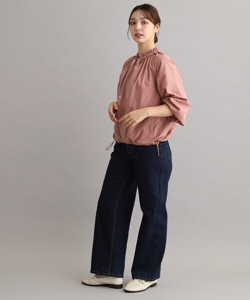 LAURA ASHLEY(ローラアシュレイ)の「【ミノテック(R)/袖口・裾ゴム仕様】ギャザーブルゾン(ブルゾン・レディース・ベビーピンク/ベージュ/ブラック・38/40)」の15枚目の写真
