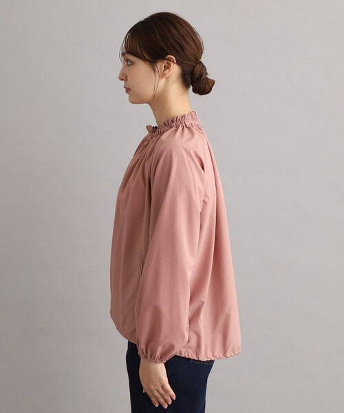 LAURA ASHLEY(ローラアシュレイ)の「【ミノテック(R)/袖口・裾ゴム仕様】ギャザーブルゾン(ブルゾン・レディース・ベビーピンク/ベージュ/ブラック・38/40)」の12枚目の写真